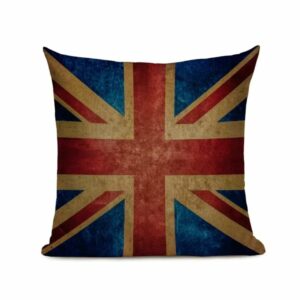Taie d’oreiller style vintage Union Jack