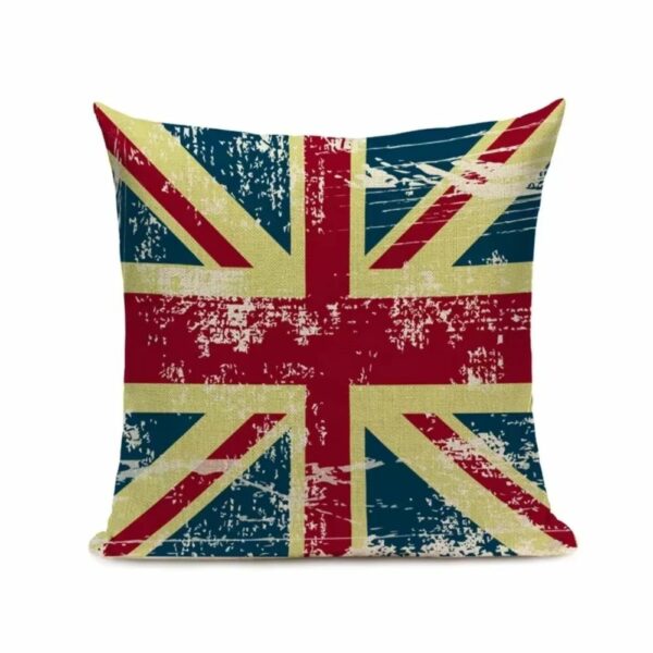 Taie d’oreiller Union Jack grunge
