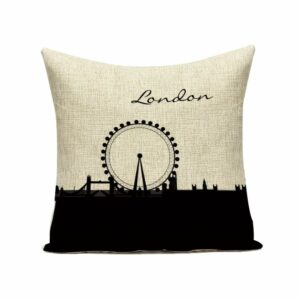 Taie d’oreiller britannique London Skyline