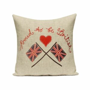 Taie d’oreiller Proud to be British
