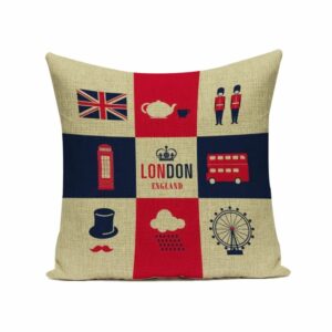 Taie d’oreiller anglaise London Icons