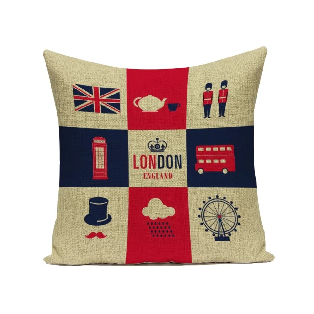 Taie d’oreiller anglaise London Icons