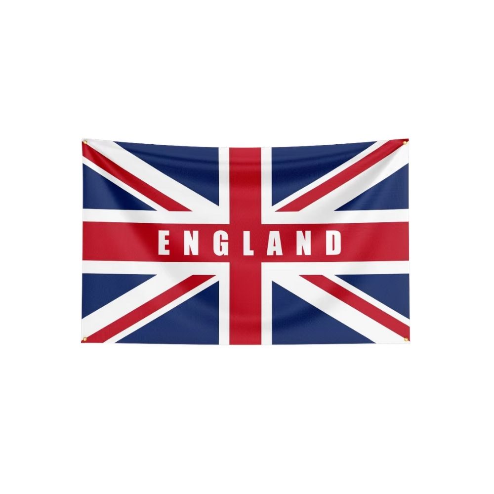 Drapeau Union Jack avec inscription ENGLAND