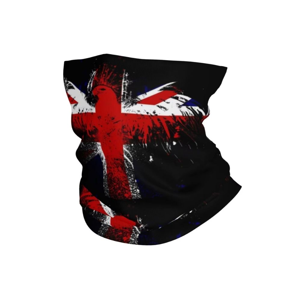 Tour de cou anglais – Union Jack et aigle graphique