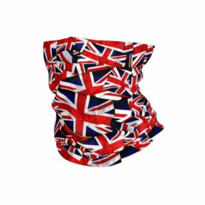 Tour de cou british – Motif Union Jack répété
