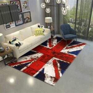 Tapis Union Jack effet brique