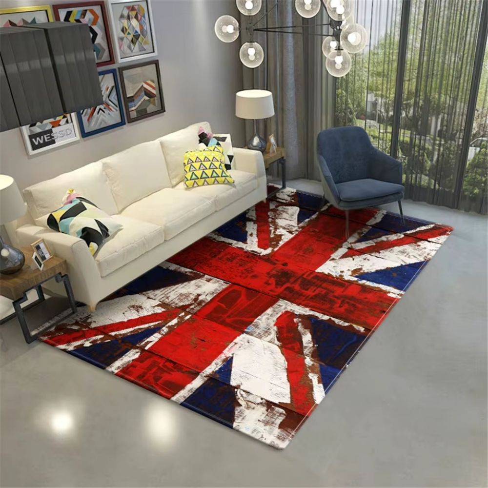 Tapis Union Jack effet brique