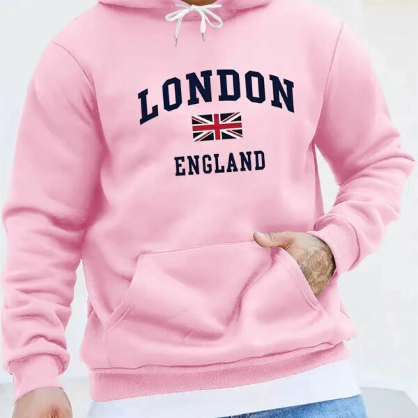 Sweat à capuche rose London England