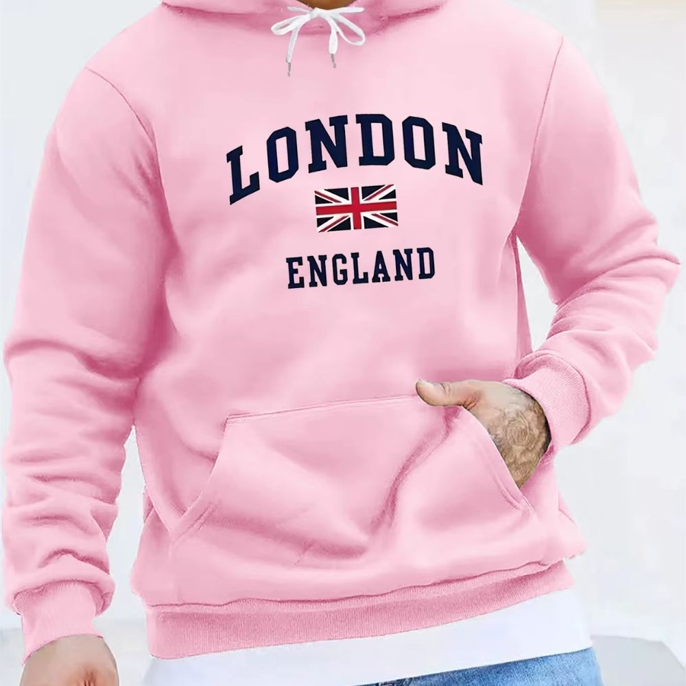 Sweat à capuche rose London England