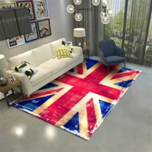 Tapis Union Jack effet vieilli