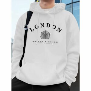 Sweat blanc anglais – blason royal