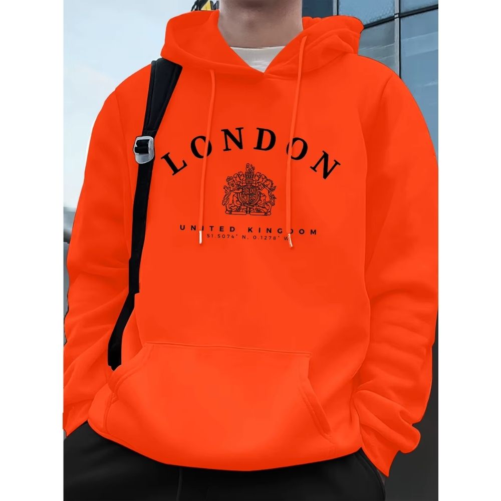Sweat orange anglais – blason royal
