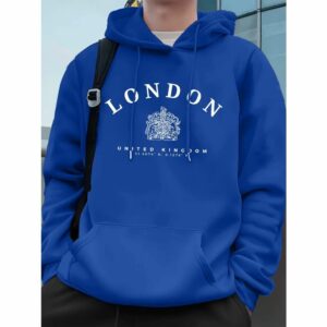 Sweat bleu marine anglais – blason royal